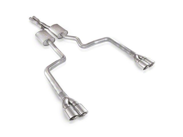 Stainless Works S-Tube Turbo Cat-Back Exhaust with Quad Tips (08-10 6.1L HEMI Challenger)