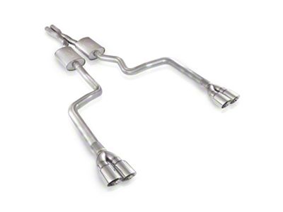 Stainless Works S-Tube Turbo Cat-Back Exhaust with Quad Tips (11-14 6.4L HEMI Challenger)