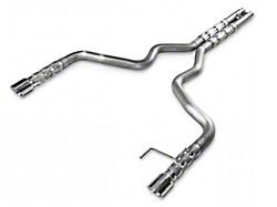Stainless Works Retro Chambered Cat-Back Exhaust with H-Pipe (15-17 Mustang GT Fastback)