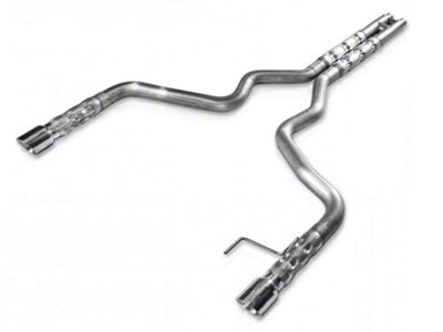 Stainless Works Retro Chambered Cat-Back Exhaust with H-Pipe (15-17 Mustang GT Fastback)