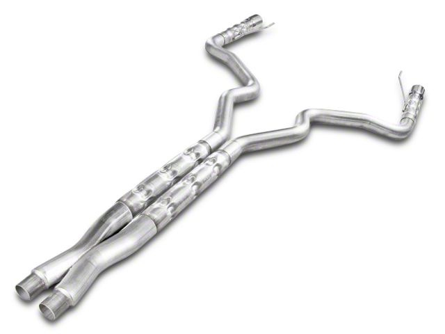 Stainless Works Retro Chambered Cat-Back Exhaust with X-Pipe (15-17 Mustang GT Fastback)