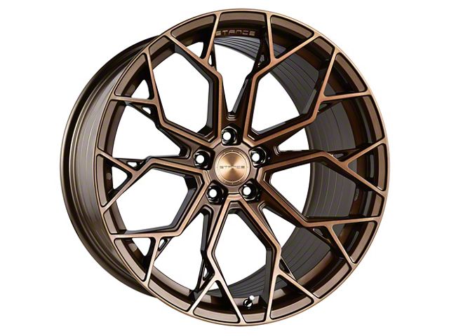 Stance Wheels SF10 Brushed Dual Bronze Wheel; 20x10 (05-09 Mustang)