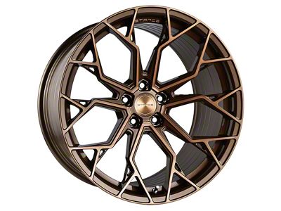Stance Wheels SF10 Brushed Dual Bronze Wheel; Rear Only; 20x11 (05-09 Mustang)