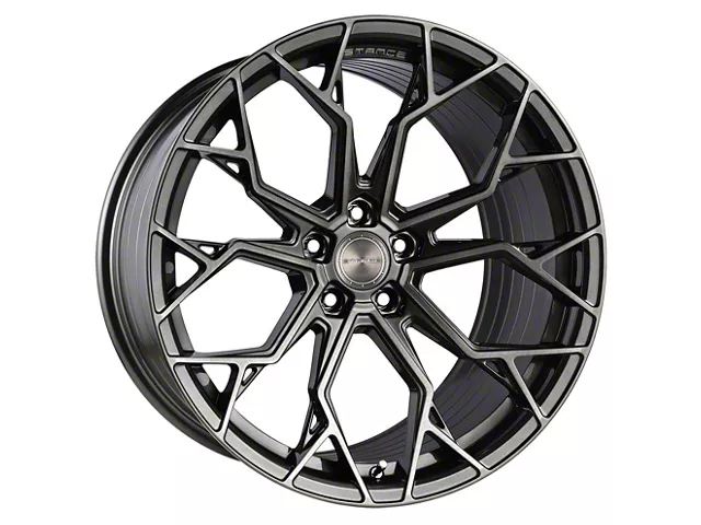 Stance Wheels SF10 Brushed Dual Gunmetal Wheel; 20x10 (10-14 Mustang)