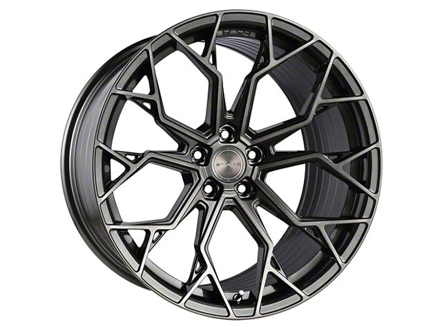 Stance Wheels SF10 Brushed Dual Gunmetal Wheel; Rear Only; 20x11 (10-14 Mustang)