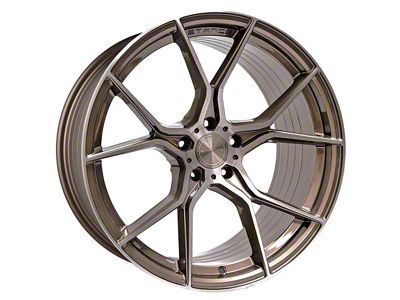 Stance Wheels SF07 Brushed Dual Bronze Wheel; Rear Only; 20x11; 50mm Offset (15-23 Mustang GT, EcoBoost, V6)