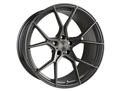 Stance Wheels SF07 Brushed Dual Gunmetal Wheel; Rear Only; 20x11; 50mm Offset (15-23 Mustang GT, EcoBoost, V6)