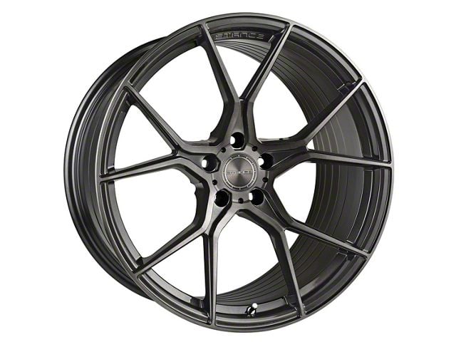 Stance Wheels SF07 Brushed Dual Gunmetal Wheel; Rear Only; 20x11 (15-23 Mustang GT, EcoBoost, V6)