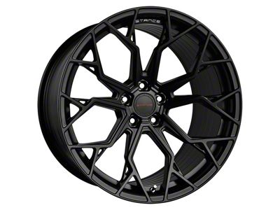 Stance Wheels SF10 Matte Black Wheel; Rear Only; 20x11 (2024 Mustang)