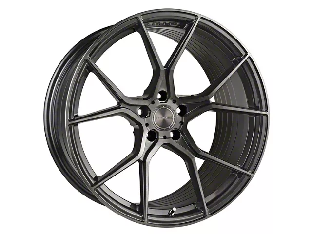 Stance Wheels SF07 Brushed Dual Gunmetal Wheel; 20x10 (10-14 Mustang)