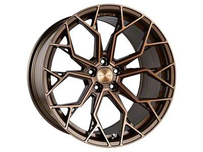Stance Wheels SF10 Brushed Dual Bronze Wheel; Rear Only; 20x11 (15-23 Mustang GT, EcoBoost, V6)
