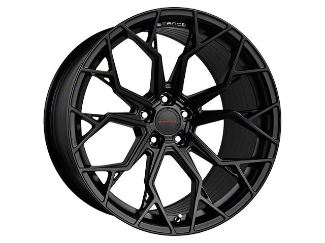 Stance Wheels SF10 Matte Black Wheel; 20x10 (15-23 Mustang GT, EcoBoost, V6)