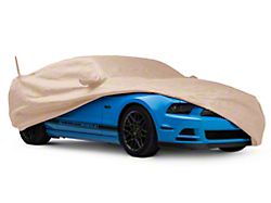 SpeedForm Standard Custom-Fit Car Cover; Tan (10-14 Mustang, Excluding 13-14 GT500)