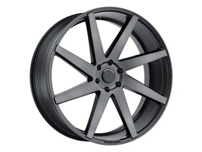 Status Brute Carbon Graphite Wheel; 22x9.5 (06-10 RWD Charger)