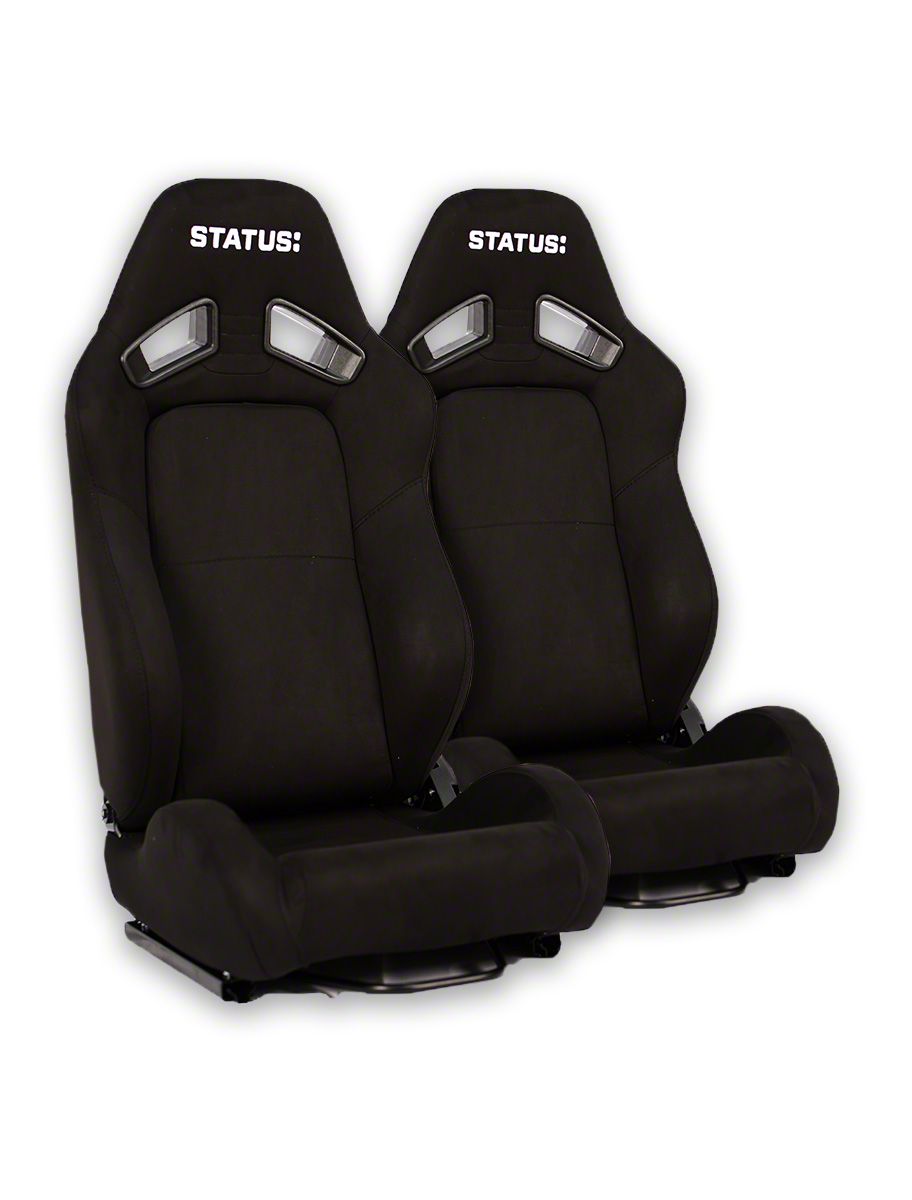 Status Camaro RTX Reclining Seats; Black SRS1052B (Universal; Some