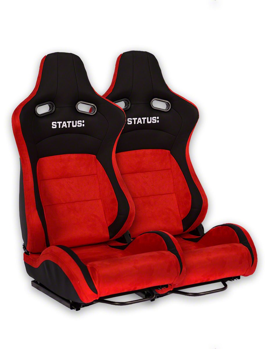 Status Camaro Touring Reclining Seats; Red SRS1064R (Universal; Some