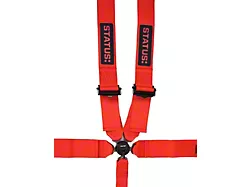Status: 5-Point Camlock Harness; Red (Universal; Some Adaptation May Be Required)
