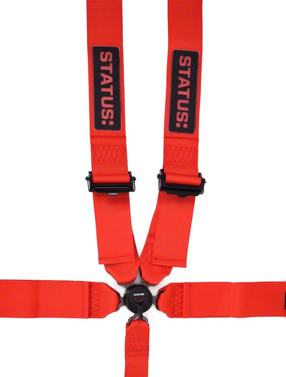 Red 5 point harness cheap