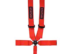 Status: 5-Point Camlock Harness; Red (Universal; Some Adaptation May Be Required)