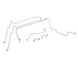 Front Brake Line Kit (94-95 Mustang GT w/ ABS)