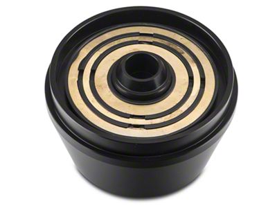 Steering Wheel Hub; 6 Bolt; Black (84-04 Mustang)