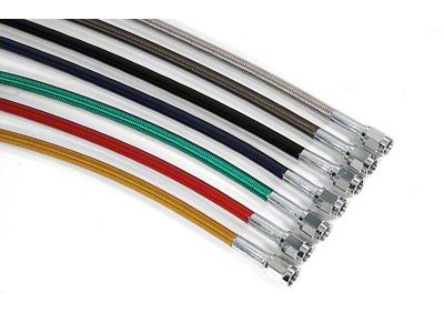 Stifflers Stainless Steel Brake Hose Kit; Clear; Front and Rear (10-11 Camaro SS)