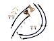 Stifflers Clear Stainless Steel Brake Hose Kit; Front and Rear (07-14 Mustang GT500)