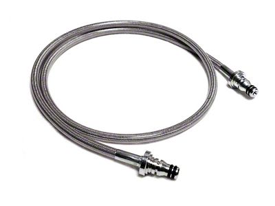 Stifflers Stainless Steel Clutch Hose Kit; Black (05-23 Mustang, Excluding GT350, GT500 & Mach 1)
