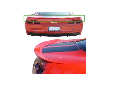 Stillen 3-Piece Rear Spoiler; Unpainted (10-13 Camaro)