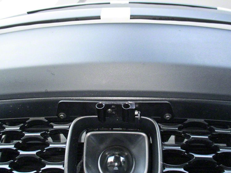 Front License Plate Bracket For 2015-2022 Dodge Charger - Textured, Type 1, Part 68202631AB