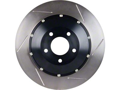 StopTech 2-Piece AeroRotor and Hat Drilled Rotors; Front Pair (12-15 Camaro ZL1)