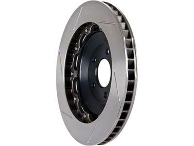StopTech 2-Piece AeroRotor and Hat Slotted Rotors; Rear Pair (10-15 Camaro SS; 12-24 Camaro ZL1)