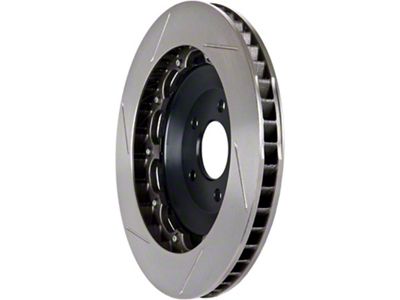 StopTech 2-Piece AeroRotor and Hat Slotted Rotors; Rear Pair (10-15 Camaro SS; 12-24 Camaro ZL1)