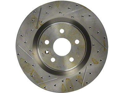 StopTech Sport Drilled and Slotted Rotor; Front Passenger Side (10-15 Camaro SS)