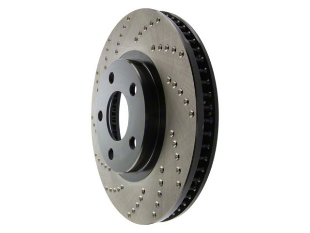 StopTech Sport Cross-Drilled Rotor; Front Passenger Side (98-02 Camaro)