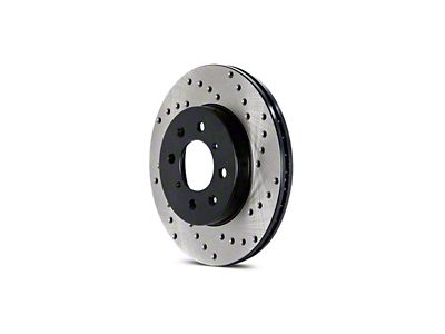 StopTech Sport Cross-Drilled Rotor; Rear Passenger Side (93-97 Camaro w/ Rear Disc Brakes)