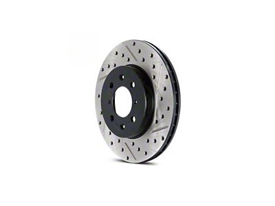 StopTech Sport Cross-Drilled and Slotted Rotor; Front Passenger Side (93-97 Camaro)