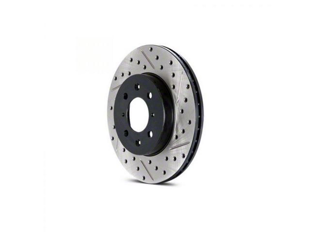 StopTech Sport Cross-Drilled and Slotted Rotor; Front Passenger Side (93-97 Camaro)
