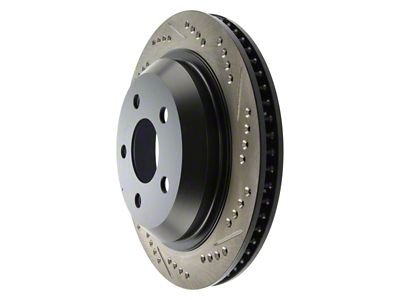 StopTech Sport Cross-Drilled and Slotted Rotor; Rear Driver Side (98-02 Camaro)