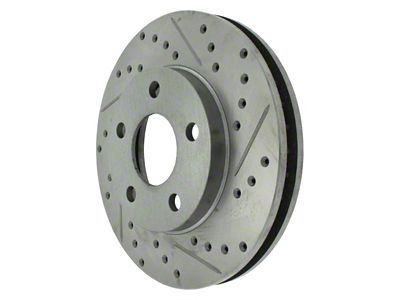 StopTech Sport Drilled and Slotted Rotor; Front Driver Side (93-97 Camaro)