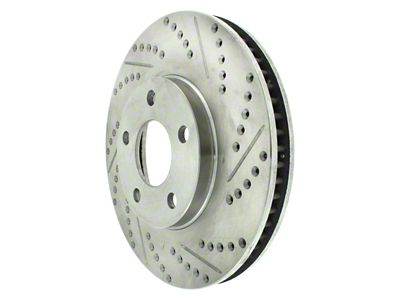 StopTech Sport Drilled and Slotted Rotor; Front Driver Side (98-02 Camaro)