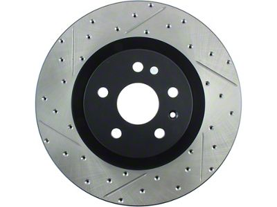 StopTech Sport Drilled and Slotted Rotor; Front Passenger Side (10-15 Camaro SS)