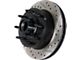 StopTech Sport Drilled and Slotted Rotor; Front Passenger Side (16-24 Camaro SS w/ 4-Piston Front Calipers)