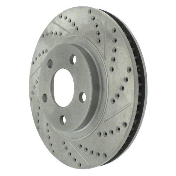 StopTech Camaro Sport Drilled and Slotted Rotor; Front Passenger Side