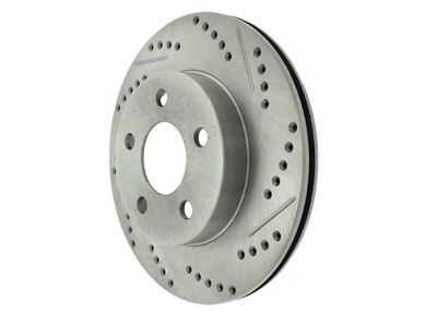 StopTech Sport Drilled and Slotted Rotor; Rear Driver Side (93-97 Camaro w/ Rear Disc Brakes)