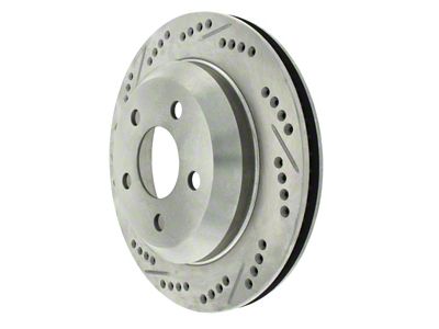 StopTech Sport Drilled and Slotted Rotor; Rear Driver Side (98-02 Camaro)