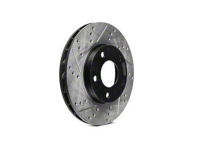StopTech Sport Drilled and Slotted Rotor; Rear Passenger Side (16-24 Camaro SS)
