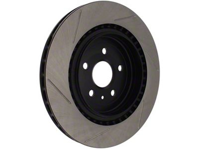 StopTech Sport Slotted Rotor; Rear Driver Side (10-15 Camaro SS; 12-24 Camaro ZL1)
