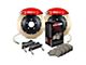 StopTech ST-40 Performance Slotted Coated 2-Piece Front Big Brake Kit with 332x32mm Rotors; Red Calipers (98-02 Camaro)
