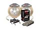 StopTech ST-40 Trophy Sport Drilled Coated 2-Piece Front Big Brake Kit with 332x32mm Rotors; Silver Calipers (98-02 Camaro)